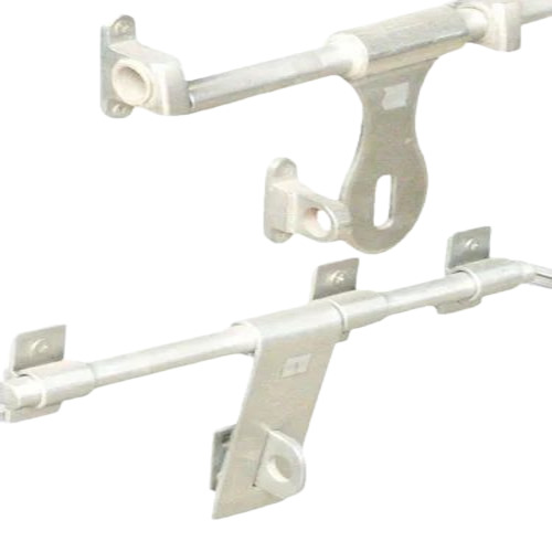 Mild Steel Aldrops - Stainless Steel, 6 Inch, Silver, Polished | Screw Mounted, Anti Corrosion, Security Door
