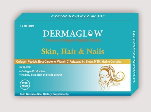 NEW Collagen Peptide, Beta-carotene, Vitamin C, Astaxanthin, Biotin, Msm, Marine Complex Tablets