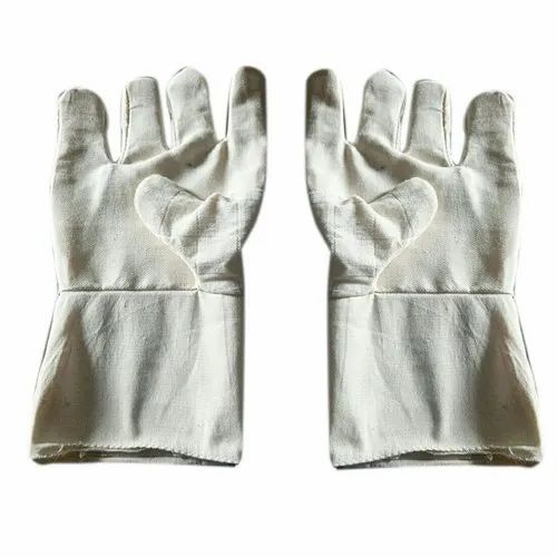 Plain Full Fingered Cotton Hand Gloves