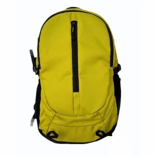 Polyester Yellow Backpacks
