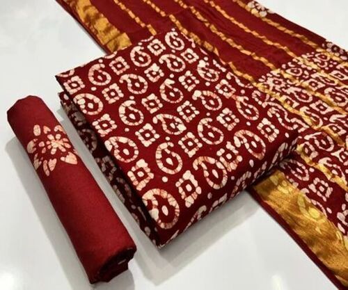 Printed Cotton Suit Dress Material