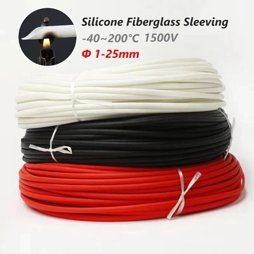 Silicone Coated Fiberglass Sleeving For Electrical Insulation