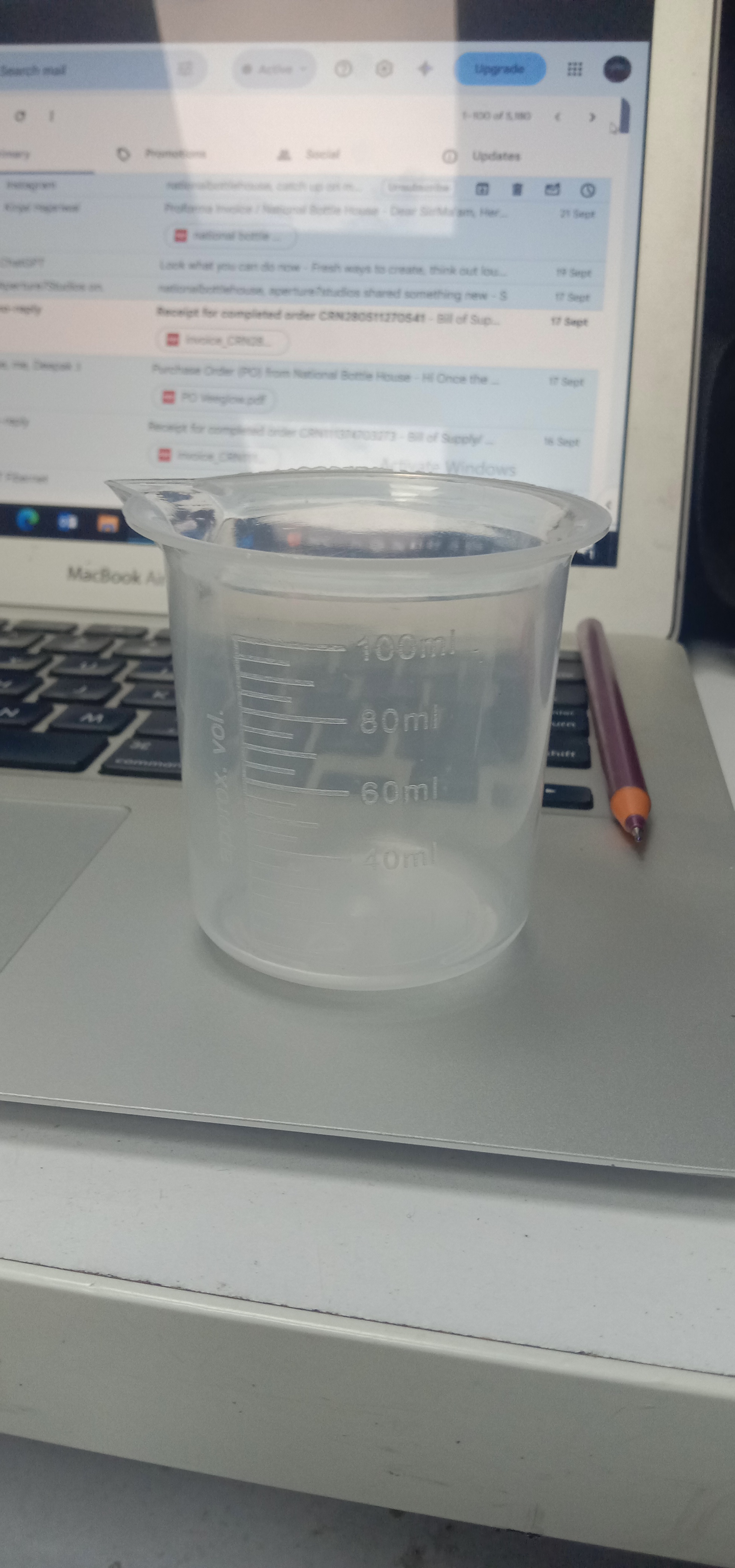 100 Ml Beaker Plastic
