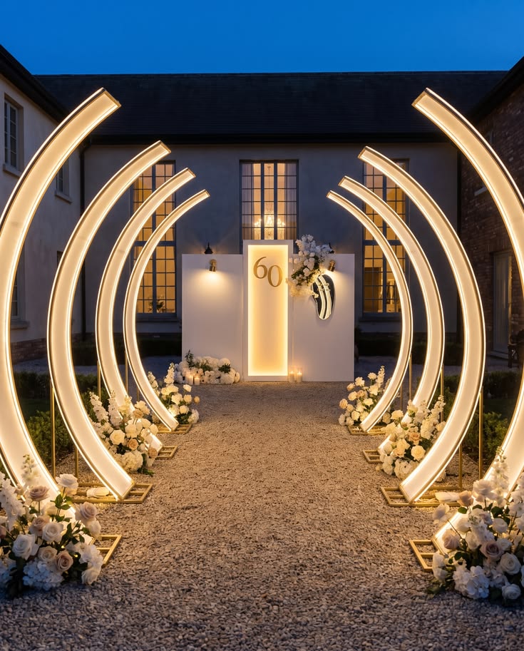 Event Entry Lighting Decor Props