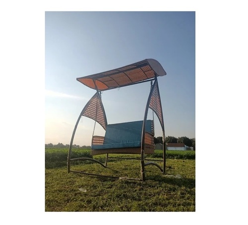 Iron and Cane Garden Swing