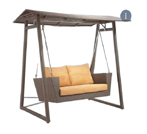 Iron and Cane Outdoor Swing