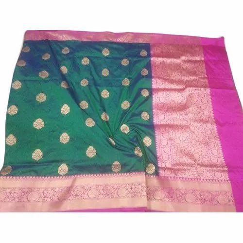 Ladies Cotton Silk Wedding Wear Saree - 6.5m Lightweight | Soft Comfortable Breathable Fit