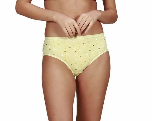 Ladies Light Yellow Color Panties