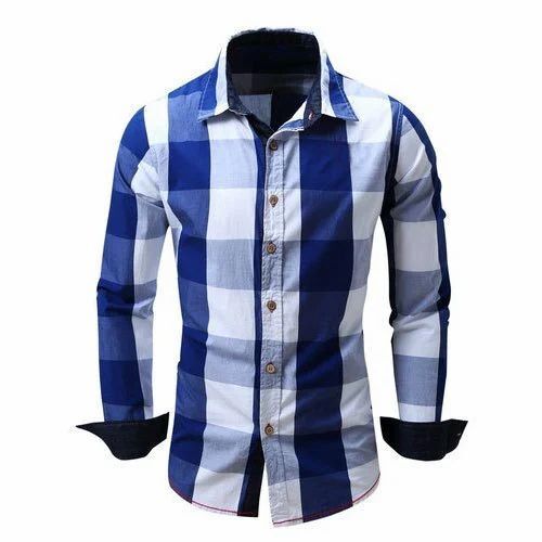 Men Check Shirt