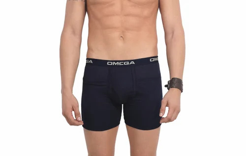 Men Combed Cotton Trunk Underwear
