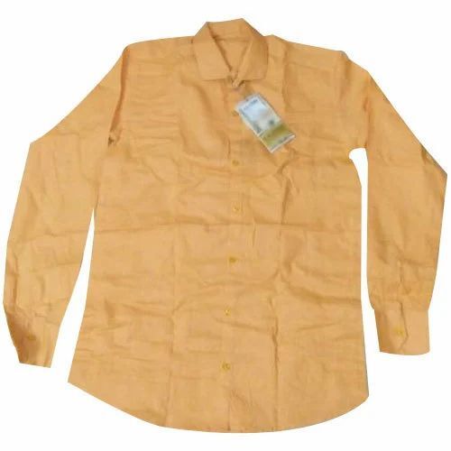 Men Cotton Plain Shirt