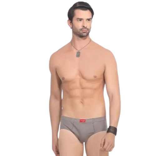 Men Grey Brief Underwear