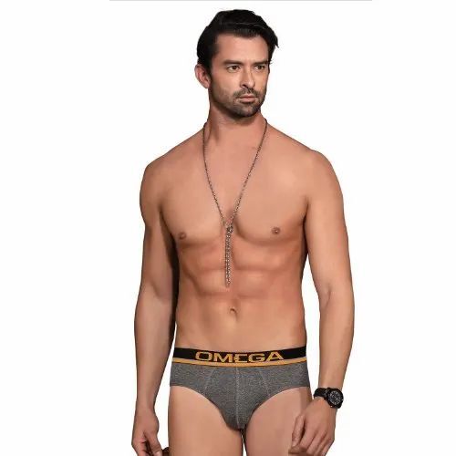 Men Plain Brief Underwear