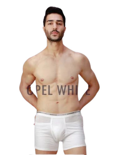 Men Stylish White Trunk