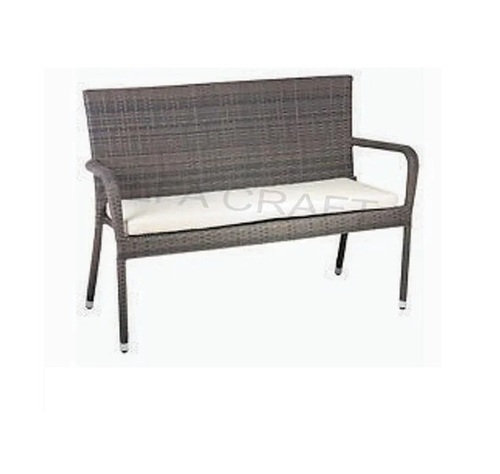 Outdoor Wicker Bench By Alpha Craft Outdoor Furniture