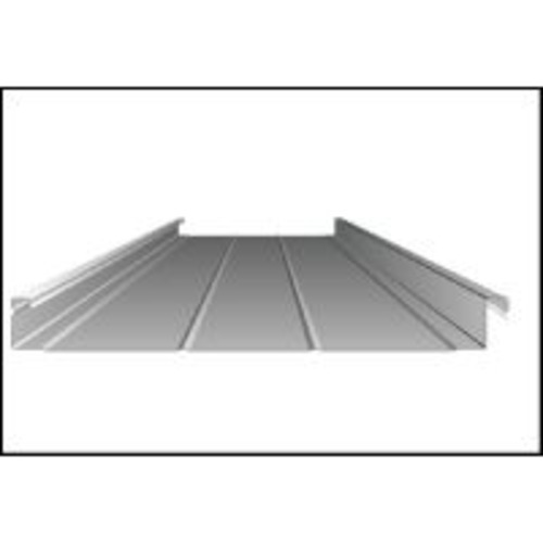 Standing Seam Roof - Aluminium, 0.60 Mm Thickness, Color Coated | Good Quality, Plain Pattern, Custom Size