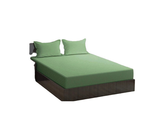 Striped Polycotton Bed Sheet