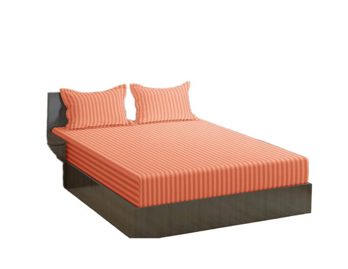Striped Polycotton Bed Sheets