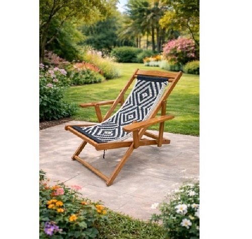 Teak Carved Wood Chair