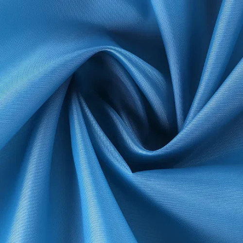 Blue Polyester Taffeta Fabric