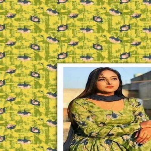 Digital Printed Fancy Satin Fabric
