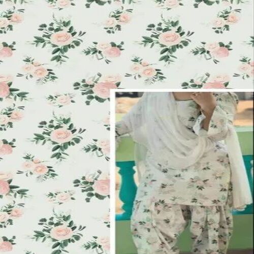 Digital Printed Japan Satin Fabric