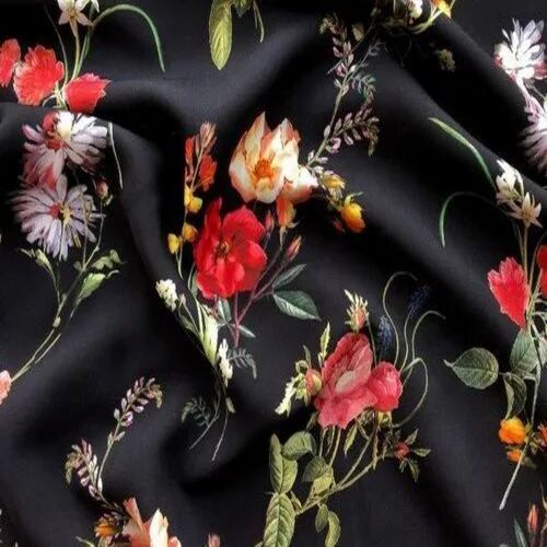 Fancy Satin Digital Printed Fabric