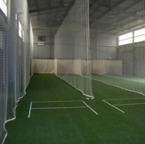 Indoor White Cricket Net
