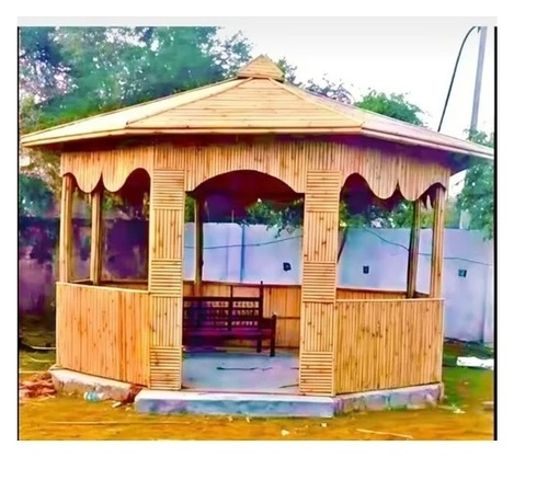 Round Bamboo Gazebo