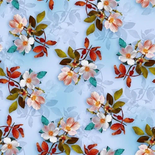 Satin Digital Printed Fabrics