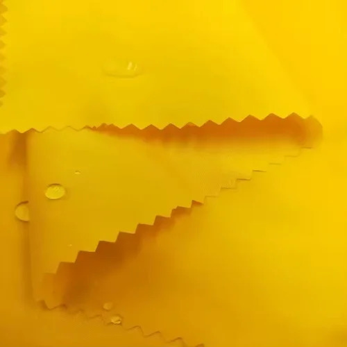 Yellow Taffeta Shopping Bag Fabric