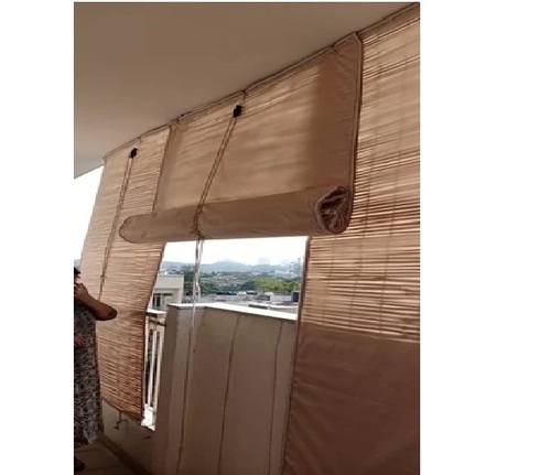 Balcony Bamboo Chick Roller Blinds