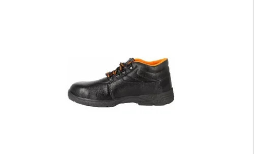 Black Industrial Steel Toe Safety Shoes