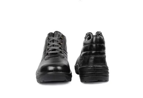 Black Pu Sole Safety Shoes