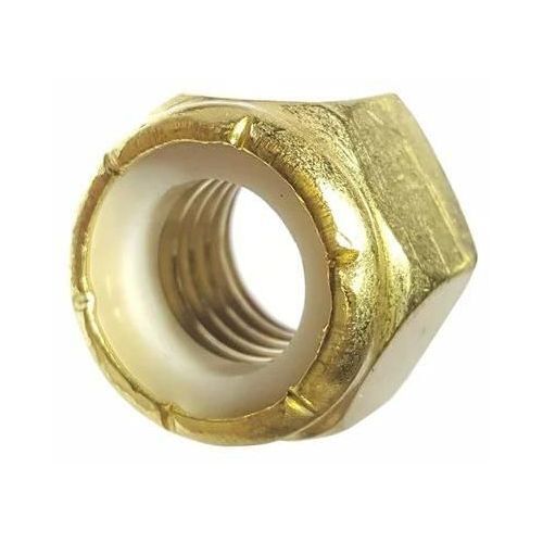Golden Brass Nylock Nut