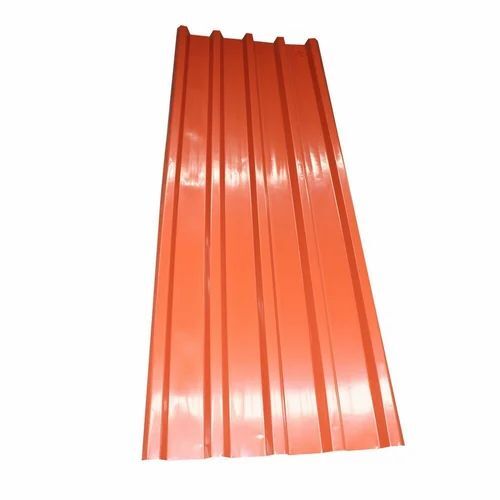 Orange Rectangular Roofing Sheet