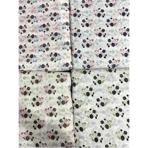 Printed Cotton Dress Fabric Ethnic Wear - Pure Cotton 44 Inch Width Multicolor | Seamless Finish Perfect Fitting Washable