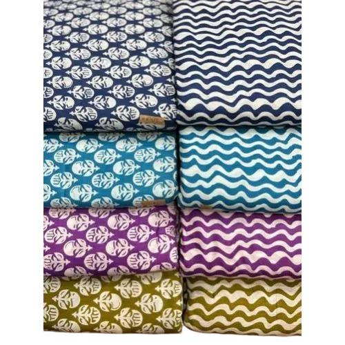 Printed Cotton Ethnic Wear Dress Fabric