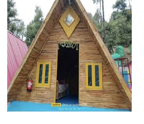 Restaurant Bamboo Huts 15X10 Feet - Color: Multiple