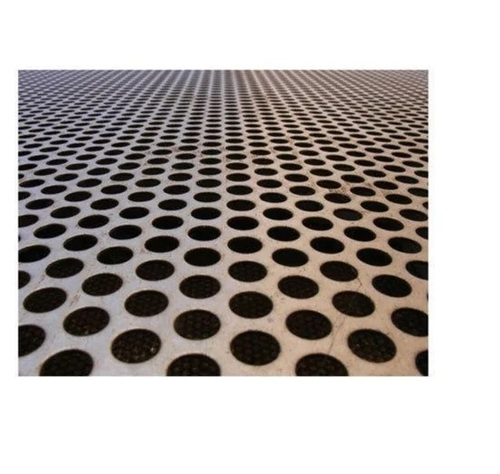 Round Hole Mild Steel Perforated Sheet