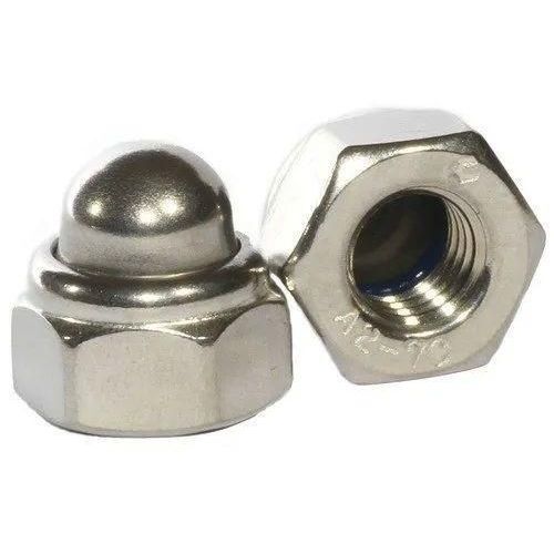 Silver Inconel 625 Dome Nut