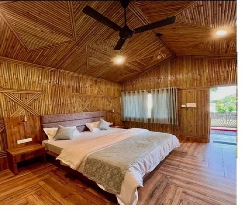 Single Storey Bamboo Huts for Resort