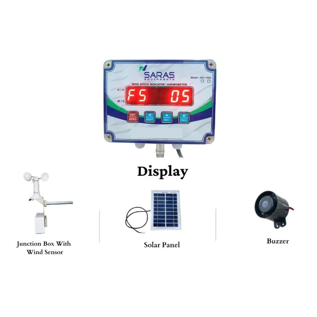 Wireless Anemometer A01 - Usage: Crane