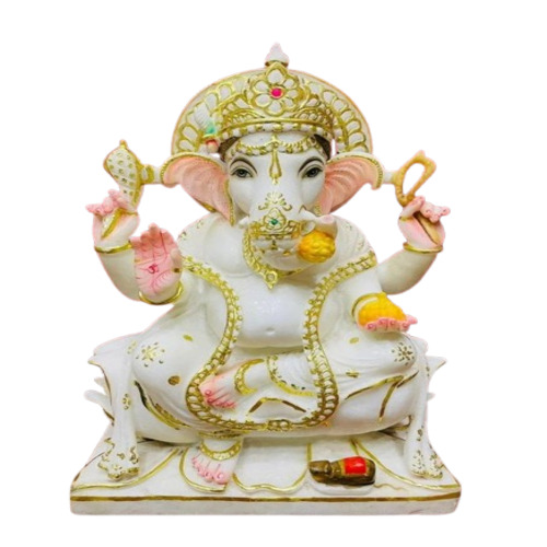 12inch Marble Ganesh Statue