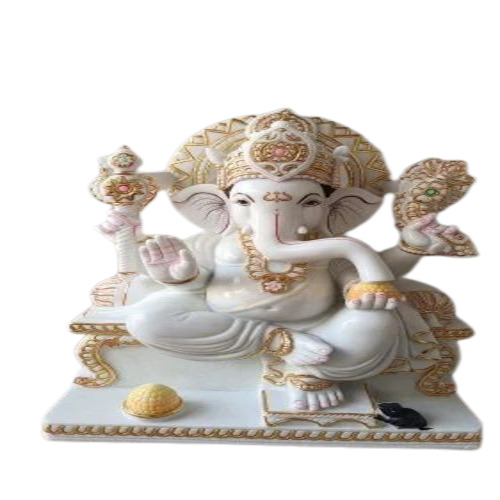 6inch Marble Ganesh Statue