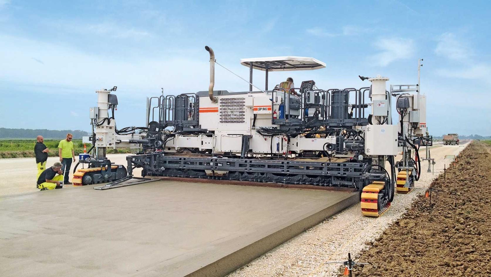 Concrete Paver 3 to 10m Rental Services