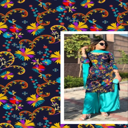 Digital Printed Fabrics - Color: Multicolor