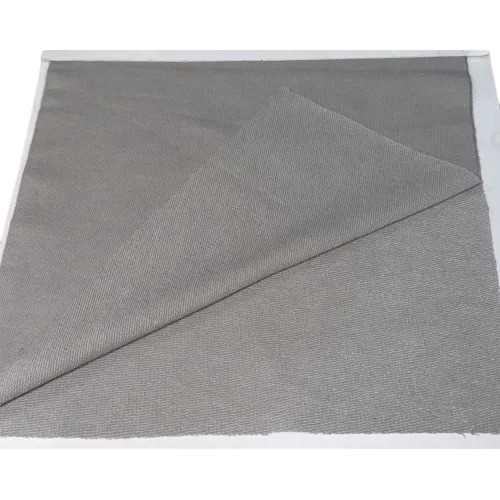 Gray Cotton Lycra Fabric