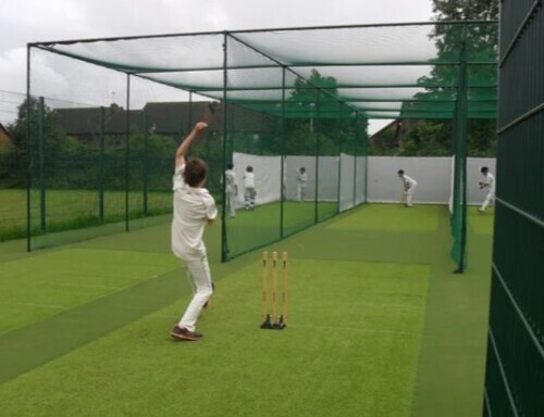Green Cricket Practice Net