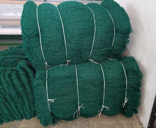 Green Hdpe Braided Cricket Net